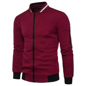 Nueva sudadera de otoño e invierno para hombre, chaqueta ajustada de manga larga, Top deportivo informal con cuello levantado y cremallera - Product Image 4