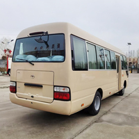 Toyota Coaster d'occasion pas cher, essence ou diesel, 28-30 places, minibus pour le transport scolaire ou des travailleurs