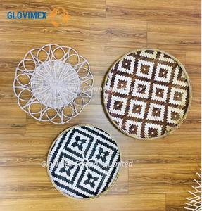 Produit très vendu napperon en rotin et bambou plaque de table antique meubles en osier décor de fête luxe - Product Image 3