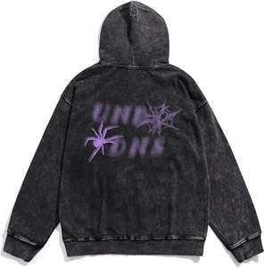 เสื้อฮู้ดพัฟแฟชั่นผู้หญิงขายส่ง น่ารักสำหรับวัยรุ่น ออกแบบลายพิมพ์พัฟตามสั่ง เสื้อฮู้ดยอดนิยม - Product Image 5