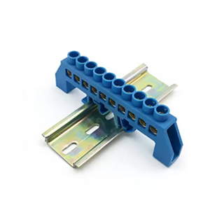 Trung tính Trái Đất thanh điện Din Rail busbar khối thiết bị đầu cuối với chủ - Product Image 4