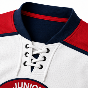 เสื้อฮอกกี้น้ำแข็ง SINEWY Invicta Junior สีขาว แดง กรมท่า แขนยาว ระบายเหงื่อได้ดี ทรงปกติ สำหรับเด็กผู้ชาย - Product Image 3