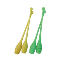 Clubs de gymnastique rythmique pour adultes en PP, 42 cm, 0,3 kg, logo personnalisé disponible, marque OEM pour l'exercice ludique et le divertissement