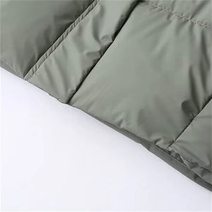 Chaqueta de Moda para Mujer, Impermeable, de Punto, de Algodón, Transpirable, Abrigada para Invierno, Lisa, con Botones, Capucha y Forro Polar - Product Image 5