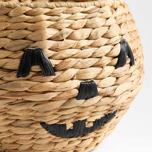 Panier en jacinthe d'eau pour Halloween fabriqué au Vietnam avec un prix de gros d'article le plus vendu OEM ODM couleur - Product Image 6