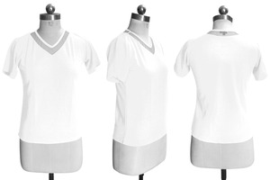 White Trendy Indian Boutique Western Wear Tops cortos de estilo regular y formal cómodos con apliques exclusivos de punto de color - Product Image 5