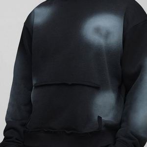 เสื้อมีฮู้ดแบบสวมศีรษะสำหรับผู้ชายผ้าคอตตอนสี100% ลายพิมพ์ออกแบบได้ตามต้องการจาก Marfa Internationall - Product Image 2