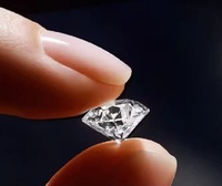 Diamante Cultivado en Laboratorio de 0.10 Quilates, Corte Princesa, 2.9mm, Corte Excelente, Certificado IGI, Blanco VVS/VS, Artículo para Diseño de Joyería DIY