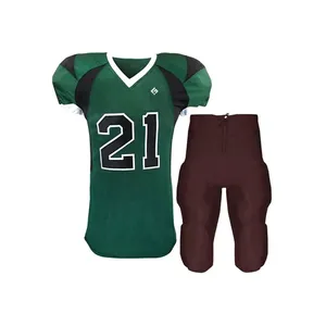 Uniforme de fútbol americano de alta calidad, conjuntos transpirables de manga corta, características de talla grande, precio barato del fabricante, venta al por mayor - Product Image 2