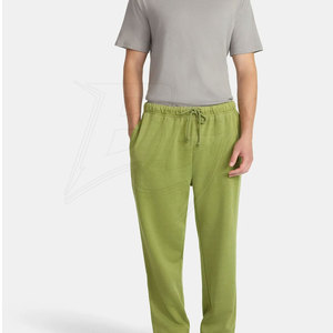 Pantalones Deportivos para Hombre de Alta Calidad, 100% Algodón Felpa, Corte Recto, Cálidos y Cómodos, Diseño de Pierna Ajustada para Uso Casual en Invierno - Product Image 2