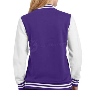 Chaqueta con letras de invierno informal de talla grande XL para mujer, transpirable, a prueba de viento, con botones de lana, algodón sólido, estilo Regular, logotipo personalizado - Product Image 3