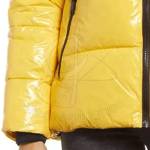 Vestes bouffantes décontractées de couleur jaune à fermeture éclair avec vestes gonflées respirantes de Pékin personnalisées pour la vente chaude - Product Image 5