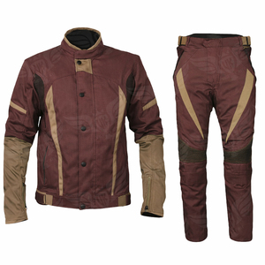 Ensemble de veste et de pantalon de moto pour homme personnalisé, équipement de moto de tourisme protecteur avec armure, coupe-vent et résistant à l'abrasion - Product Image 2