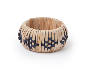 ห่วงใส่ผ้าเช็ดปากหวายสานสีธรรมชาติแบบยั่งยืน5x5สไตล์อเมริกันผลิตในอินเดีย - Product Image 4