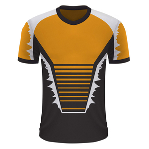 Camiseta Deportiva Sublimada con Gráficos para Hombre, de Poliéster/Algodón, Transpirable, de Secado Rápido, Manga Corta, Personalizable, Cuello Redondo - Product Image 5