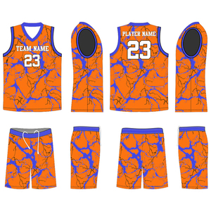 Uniforme de basketball pour adultes de haute qualité, personnalisé et sublimé, respirant, couleur unie, antibactérien, séchage rapide, vêtements de sport pour - Product Image 3