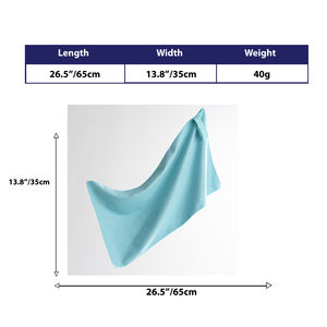 ผ้าเช็ดตัวกีฬาครอสรันเนอร์ผ้าไนลอนโพลีเอสเตอร์ป้องกันแบคทีเรียแห้งเร็วแบบอเนกประสงค์ - Product Image 5
