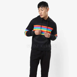 เสื้อฮู้ดผ้าโพลีเอสเตอร์สำหรับผู้ชายเสื้อมีฮู้ดผ้าฟลีซปรับแต่งได้ - Product Image 4