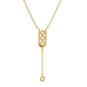 Collier pendentif de style vintage en or jaune 10 carats pour femmes bijoux fins de haute qualité avec zircon cubique élégant et placage de rhodium - Product Image 6