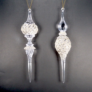 ของตกแต่งปีใหม่ทำจากอะคริลิคประกาย3D เรียบเนียนใส - Product Image 4