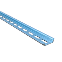 Rail DIN de haute qualité 35 mm en alliage d'aluminium, bande de montage pour panneau de commande, support pour bornier, relais et disjoncteur