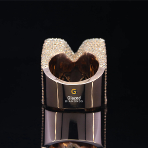 Anillos de Hip Hop de Plata de Ley 925 Unisex de moda, diamantes redondos brillantes con corte de Baguette Moissanite rellenos - Product Image 5