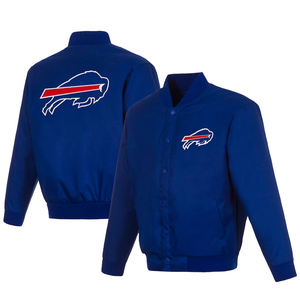 Chaqueta Universitaria Unisex de Satén con Cuello Alto, Personalizada para JH Design, Gráficos Bordados Vintage, Transpirable, Cortavientos para Invierno - Product Image 1