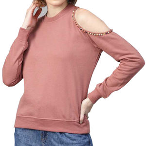 <b>Women's</b> Unisex Autumn Printed Badge Crewneck Sweatshirt 100% Cotton Quick Dry Custom Logo - Product Image 5