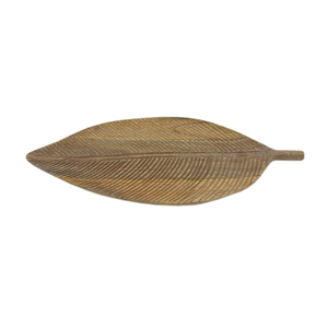 Assiette de service de couleur naturelle Assiette ronde en bois avec peinture blanche Style moderne Plats et assiettes pour cuisine et table - Product Image 5