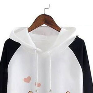 Custom Logo Printed Hoodies Women's Plain Embroidered 100% Cotton Loose Sweatshirts Oversized Women Essentials Hoodies - Product Image 5