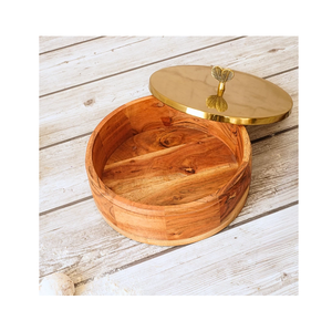 Casserole en bois de qualité supérieure Chauffe-plats pour hôtel Gulf Wedding Party Servant Utilisation Casserole en bois Pot - Product Image 5