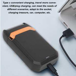 Rasoir électrique de voyage portable pour hommes, rasoir rechargeable avec lames amovibles, brosse de nettoyage, soin du visage, étanche IPX7 - Product Image 6