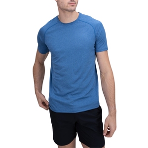 T-shirt de performance active pour homme, haute résolution, séchage rapide, extensible, léger, respirant, haut d'entraînement, impression personnalisée - Product Image 1