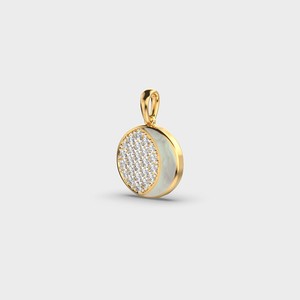 Ensemble de bijoux géométriques en zircon plaqué or, collier et bague en cuivre pour femmes, cadeau pour mariage ou fête - Product Image 3