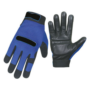 Gants de travail de sécurité pour la protection des mains, gants de Protection de sécurité industrielle en cuir, antidérapants, imprimés en silicone - Product Image 1