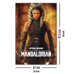 Affiche moderne The Mandalorian avec un design inspiré d'Ahsoka Tano - Product Image 4