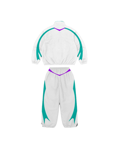 Chándal cortavientos de diseño de sublimación de alta calidad, pantalón y chaqueta, chándal cortavientos con logotipo personalizado de nailon 100% - Product Image 6