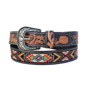 Ensemble de ceinture western unisexe à imprimé animal, fabriqué à la main avec boucle en acier, fabriqué à la main dans un autre matériau - Product Image 1