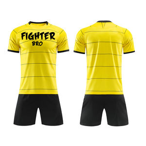 Conjunto de ropa de uniforme de fútbol de alta calidad/kits de fútbol de equipo uniformes de fútbol sublimados de secado rápido con logotipo personalizado - Product Image 5