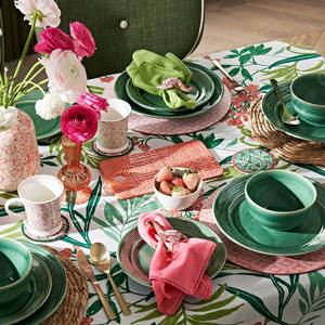 Mantel Individual de jacinto de agua hecho a mano tejido Natural grueso tapete de mesa redonda decoración de comedor ecológica de proveedor de artesanía de Vietnam - Product Image 3