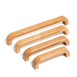 Poignée de porte en bois de manguier poignée de penderie boutons de tiroir poignée d'armoire en bois moderne - Product Image 6