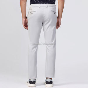 Nardon Apparel, venta al por mayor de pantalones deportivos informales ajustados de alta calidad para hombres, pantalones de golf de secado rápido de Color sólido con bolsillos laterales - Product Image 2