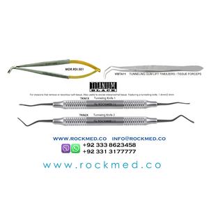 Rockmed Arte ไมโครผ่าตัดตะขอผูกกรรไกรผ่าตัดฤดูใบไม้ผลิคู่มือเครื่องมือผ่าตัดทันตกรรมได้รับการรับรอง CE รับประกัน3ปี - Product Image 4