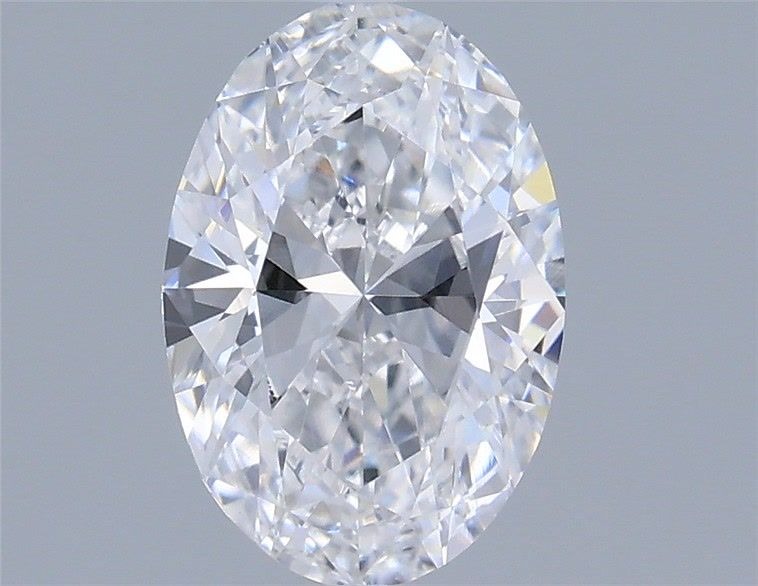 Oval 0.70ct D VVS2 Lab Grown diamond Jewelry Making CVD Diamond