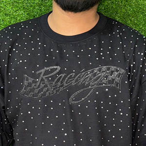 เสื้อยืดผู้ชายผ้าคอตตอน 100% น้ำหนักมาก พิมพ์ลายโลโก้ตามสั่ง ทรงปกติ สไตล์ทางการ พิมพ์ลายซิลค์สกรีนอย่างดี - Product Image 2