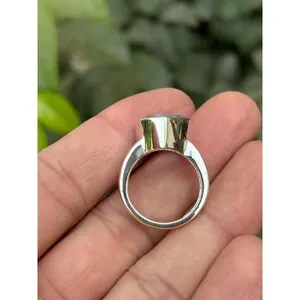 925 Silver Ring <b>Lavender</b> Quartz Gemstone Rose Gold Plated Fashionable Bezel Setting Trendy Inlay Style Perfect <b>Gift</b> Accessory - Product Image 6
