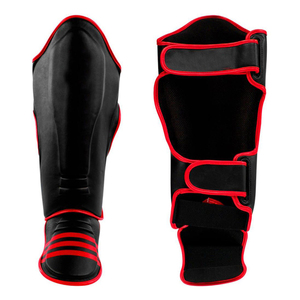 สนับแข้งสำหรับขาชุดป้องกันทำจากหนังสไตล์ใหม่ทำจากหนังแบบแห้งเร็ว - Product Image 6