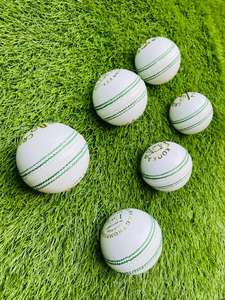 BALLE DE CRICKET DE QUALITÉ MATCH HOMME TAILLE COULEUR BLANCHE - Product Image 5