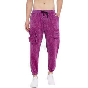 New Arrival Lightweight Comfortable Men Acid Wash <b>Trousers</b> Hot Sale Unique Design Men Acid Wash <b>Trousers</b> - Product Image 1