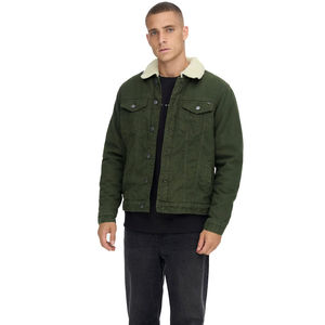 Chaqueta Vaquera Desgastada Estilo Urbano para Hombre - Transpirable 100% Algodón Opciones Personalizables Precio Razonable Chaquetas para Hombre - Product Image 5